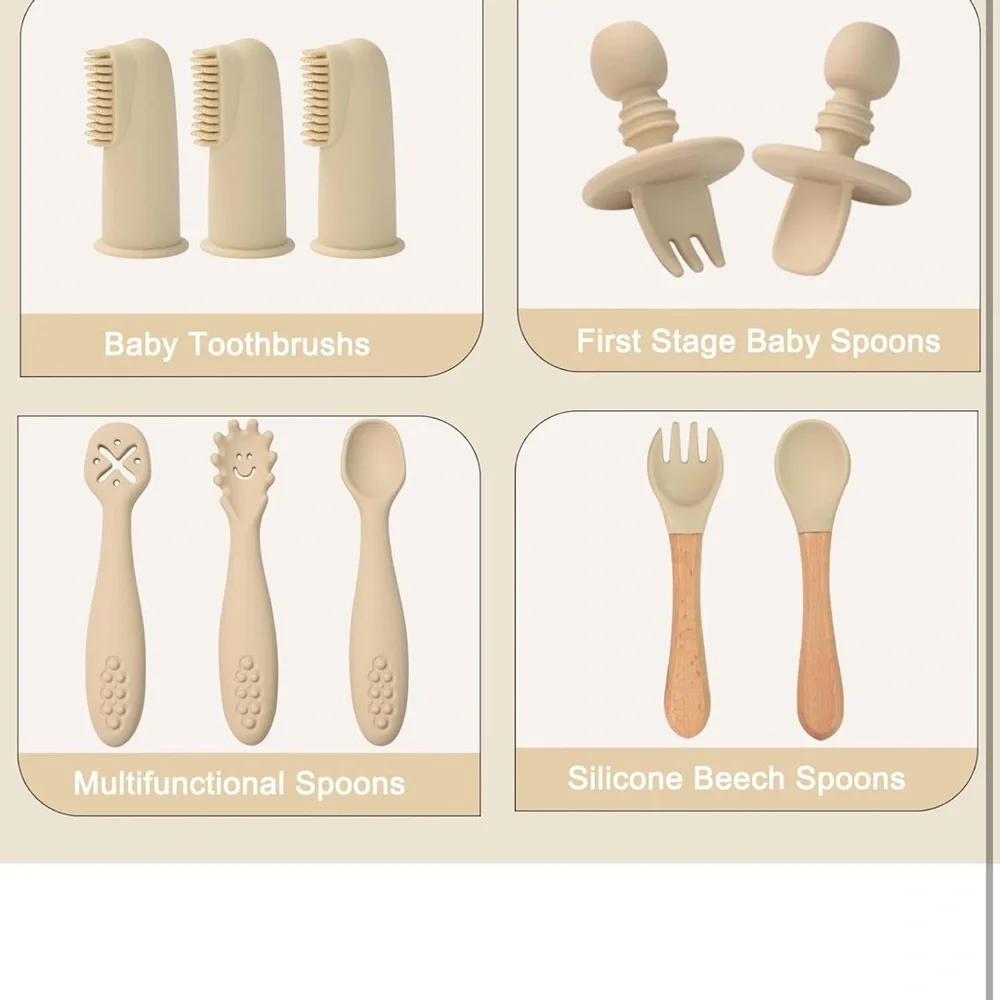 SILICONE FEEDING SET